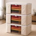 Homestrap Cotton Clothes Storage Covers Pack of