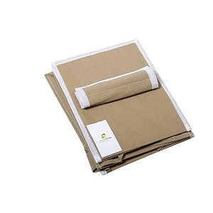 homestrap non woven 2 shelfcompartment closet cloth hanging organizerclothes storage wardrobe organiser for almirah - beigepack of 1 - non woven fabric