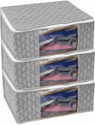 HomeStrap SareeDress Cover Cloth StorageOrganiser with Transparent