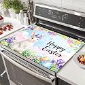 HOMETITUTE Easter Bunny Stove Top Cover 28x20 Egg Garden Heat Resistant