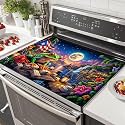HOMETITUTE Puerto Rico Frog Stove Top Cover 28x20 Heat Resistant Protector