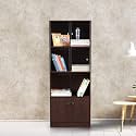 Hometown Engineered Wood Lara Book Shelf (Wenge)