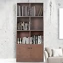 HomeTown Lara Engineered Wood Book Shelf in Wenge Color
