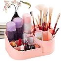 HomeWiz Multi-Purpose Kitchen Organizer Stand | Durable Space-Saving Storage for Spices, Utensils, and Pantry Items | Premium Grade Plastic | Versatile Use Makeup or Cosmetics Stand | Royal Pink
