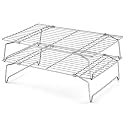 Homikit 2 Tiers Stainless Steel Cooling Rack Set, 10"x15" Baking Racks