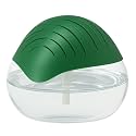 HOMNIX Hygiene Portable Room Air Purifier &amp; Humidifier Revitalizer | 750 mL Capacity | Compact Air Cleaner with Aroma Diffuser for Home, Office &amp; Bedroom | Air Purifier (Green, 24 × 24 × 21 cm)