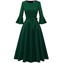 HomRain Women's Church Dresses Cocktail Tea Party Vintage Evening Dress