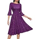 HomRain Women's Church Dresses Cocktail Tea Party Vintage Evening Dress