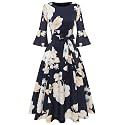 HomRain Women's Church Dresses Cocktail Tea Party Vintage Evening Dress