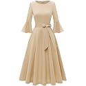 HomRain Women's Church Dresses Cocktail Tea Party Vintage Evening Dress