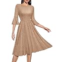 HomRain Women's Church Dresses Cocktail Tea Party Vintage Evening Dress