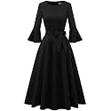 HomRain Women's Church Dresses Cocktail Tea Party Vintage Evening Dress
