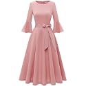 HomRain Women's Church Dresses Cocktail Tea Party Vintage Evening Dress