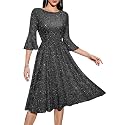 HomRain Women's Church Dresses Cocktail Tea Party Vintage Evening Dress