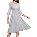 HomRain Women's Church Dresses Cocktail Tea Party Vintage Evening Dress