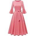 HomRain Women's Church Dresses Cocktail Tea Party Vintage Evening Dress