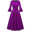 HomRain Women's Church Dresses Cocktail Tea Party Vintage Evening Dress