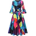 HomRain Women's Church Dresses Cocktail Tea Party Vintage Evening Dress