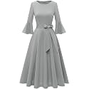 HomRain Women's Church Dresses Cocktail Tea Party Vintage Evening Dress