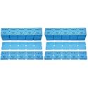 Homrelaxy 2000 Pcs 1000 Pairs Raffle Tickets, 50/50 Double Raffle Tickets, 250 Double Tickets Per Stack, for Events, Entry, Carnivals, and Door Prizes(Blue) (Pack of 2)