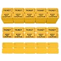 Homrelaxy 2000 Pcs 1000 Pairs Raffle Tickets, 50/50 Double Raffle Tickets