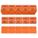 Homrelaxy 2000 Pcs 1000 Pairs Raffle Tickets, 50/50 Double Raffle Tickets