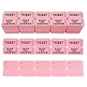 Homrelaxy 2000 Pcs 1000 Pairs Raffle Tickets, 50/50 Double Raffle Tickets