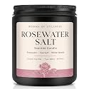Homsolver 7OZ Rosewater Scented Candle, Room-Filling Fresh-Cut Rose Aroma for Home, Luxury Coconut Soy Wax Blend Jar Candles, 50H+ Long Lasting Clean Burn, Ideal Small Candle Decor & Gifts for Women