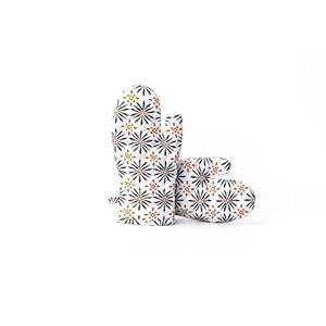 homyco oven gloves 100 cotton oven mittens and pot holder set  cotton padded oven gloves and pot holder  frost ovenmitts bluewhite