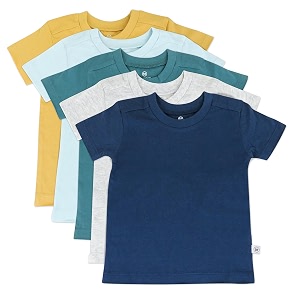 the honest company boy39s organic cotton short sleeve t-shirt multi-pack baby and toddler set