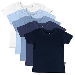 the honest company boy39s organic cotton short sleeve t-shirt multi-pack baby and toddler set