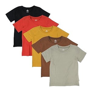the honest company boy39s organic cotton short sleeve t-shirt multi-pack baby and toddler set