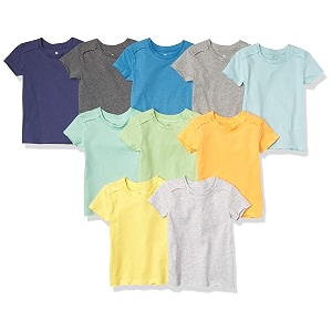 the honest company boy39s organic cotton short sleeve t-shirt multi-pack baby and toddler set