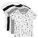 The Honest Company Boy's Organic Cotton Short Sleeve T-Shirt Multi-Pack Baby and Toddler Set