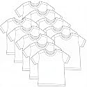 The Honest Company Boy's Organic Cotton Short Sleeve T-Shirt Multi-Pack Baby and Toddler Set