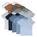 HonestBaby Baby Toddler &amp; Kids' 100% Organic Cotton Short Sleeve T-Shirts (10-Pack)