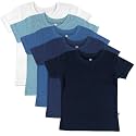 HonestBaby Baby Toddler &amp; Kids' 100% Organic Cotton Short Sleeve T-Shirts (10-Pack)