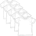 HonestBaby Baby Toddler &amp; Kids' 100% Organic Cotton Short Sleeve T-Shirts (10-Pack)