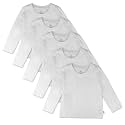 HonestBaby Unisex-Baby Organic Cotton Long Sleeve Tshirts Multipack