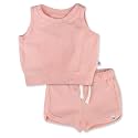 HonestBaby unisex-baby Playwear Outfit Sets Tops and Bottoms 100% Organic Cotton for Baby and Toddler Boys, Unisex