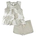 HonestBaby unisex-baby Playwear Outfit Sets Tops and Bottoms 100% Organic Cotton for Baby and Toddler Boys, Unisex