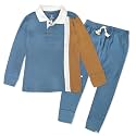 HonestBaby unisex-baby Playwear Outfit Sets Tops and Bottoms 100% Organic Cotton for Baby and Toddler Boys, Unisex