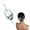 HONEY ACCESSORIES 1Pcs Chinese Style Metal Hair Sticks With Tassels Sweet Bell Orchid Pendant Metal Hair Fork Hair Accessories For Women And Girls (style J)
