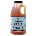 HONEY FEAST 3 Pounds Island Honey - Indulge in Raw &amp; Unfiltered Small Batch Beekeeper's Delight