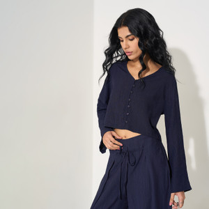Honey By Pantaloons Casual Solid Women Blue