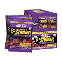Honey Stinger Organic Berry Blast Caffeinated Energy Chews, Gluten Free with Caffeine, for Exercise, Running &amp; Performance, Sports Nutrition Home &amp; Gym, Pre &amp; Mid Workout, 10.56 Ounces (Pack of 12)