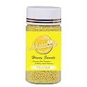 Honey Sweets Bakestable Metallic Color Balls (Edible) for Cakes, Cupcakes, Donuts & Cookies (Yellow, 100 Grams)
