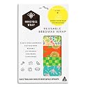 Honeybee Beeswax Wraps - Cheese Lovers Assorted Pack - Certified Organic Cotton Reusable Beeswax Wraps for Food - Plastic Wrap &amp; Sandwich Bags Alternative - 4 Pack - Small, Medium &amp; Large