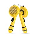 Honeybee Dog & Cat Comb – Pain-Free Grooming Brush – Quick-Clean Switch – All Fur Types – Cute Honeybee Design – Effective Pet Hair Removal – Spa-Like Massage Grooming