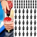 Honeydak 60 Pcs Bottle Pourers with Dust Caps, Syrup Liquor Pour Spouts